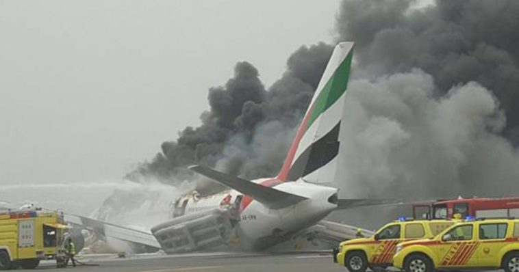 Crash Landing At Dubai Airport